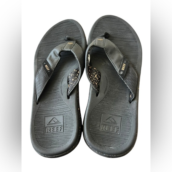 Reef Men’s Santa Ana Sandals in Bold Black in size 9 - Picture 3 of 8